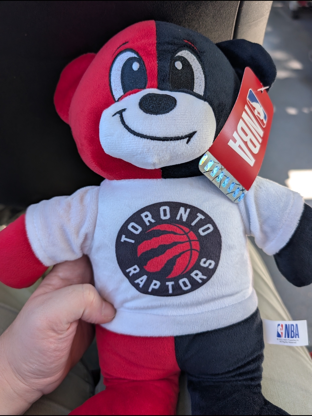 NBA Toronto Raptors Plush Bear - Red, Black, White